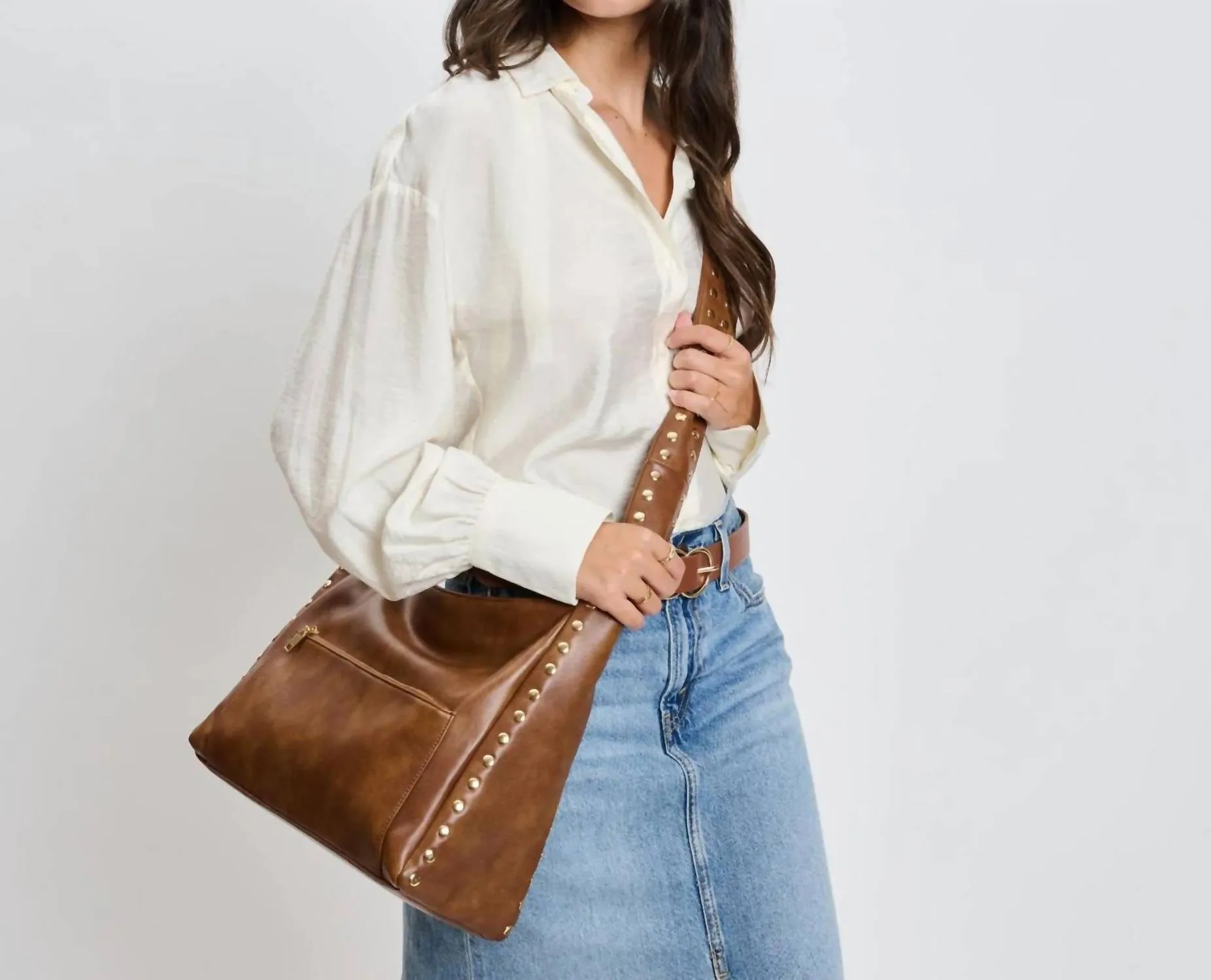 Erika Crossbody Bag In Chocolate