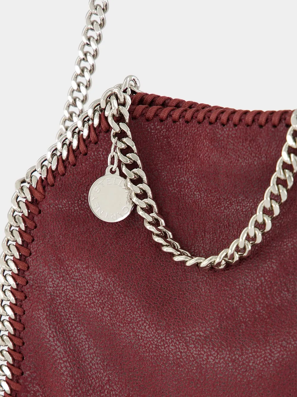 Falabella Tiny Shoulder Bag in Plum