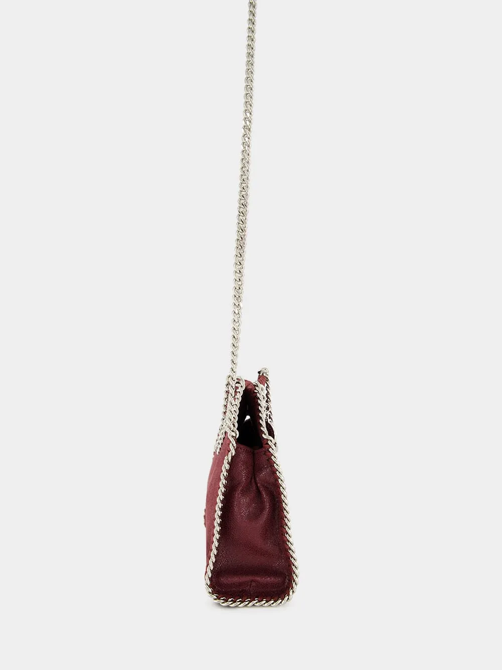 Falabella Tiny Shoulder Bag in Plum