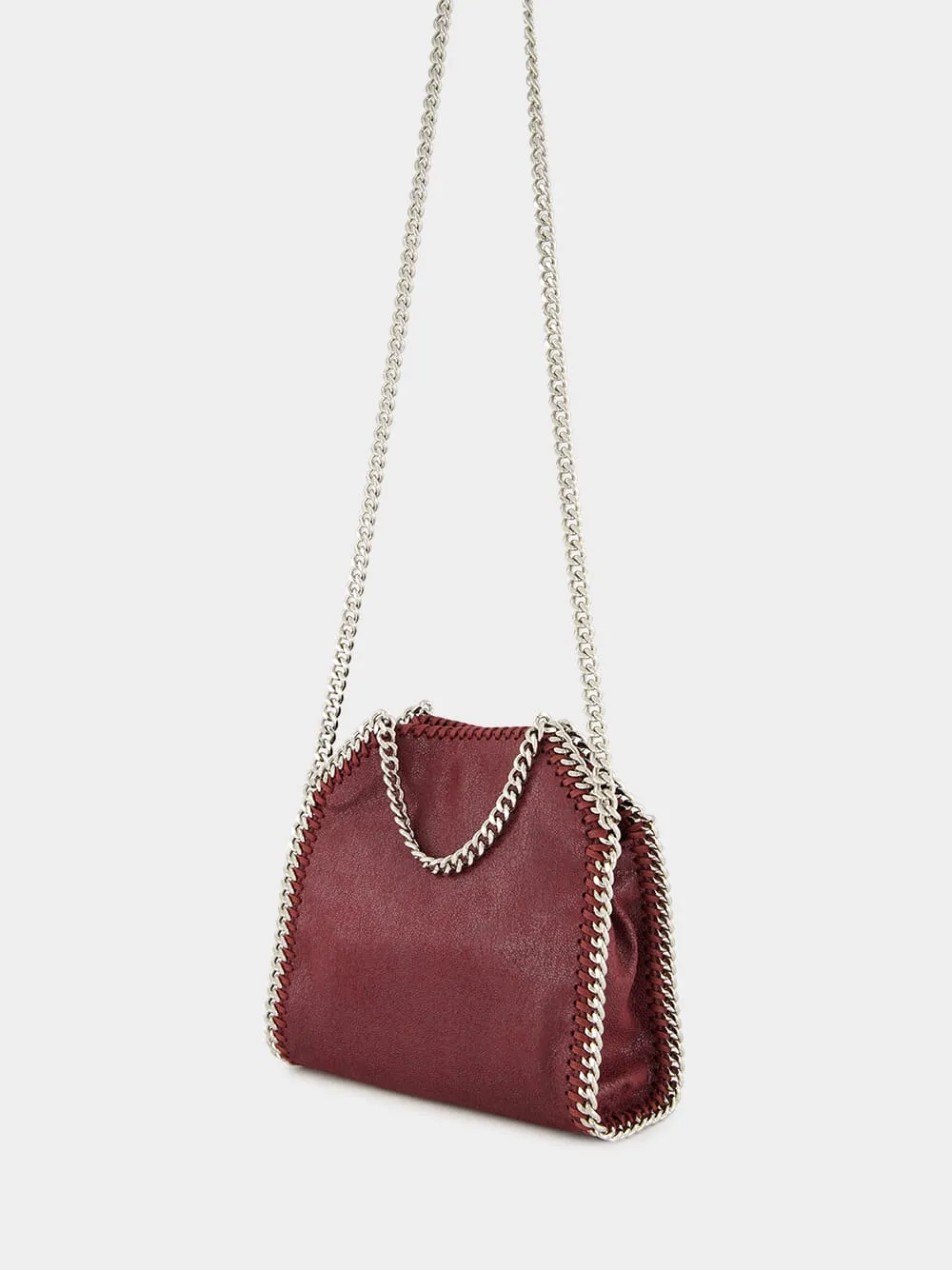 Falabella Tiny Shoulder Bag in Plum