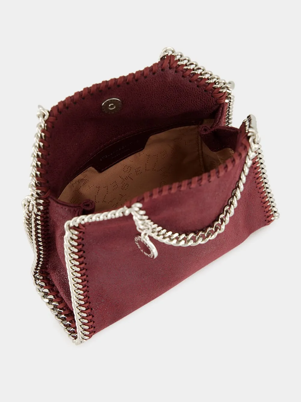 Falabella Tiny Shoulder Bag in Plum