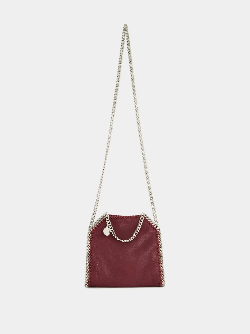 Falabella Tiny Shoulder Bag in Plum