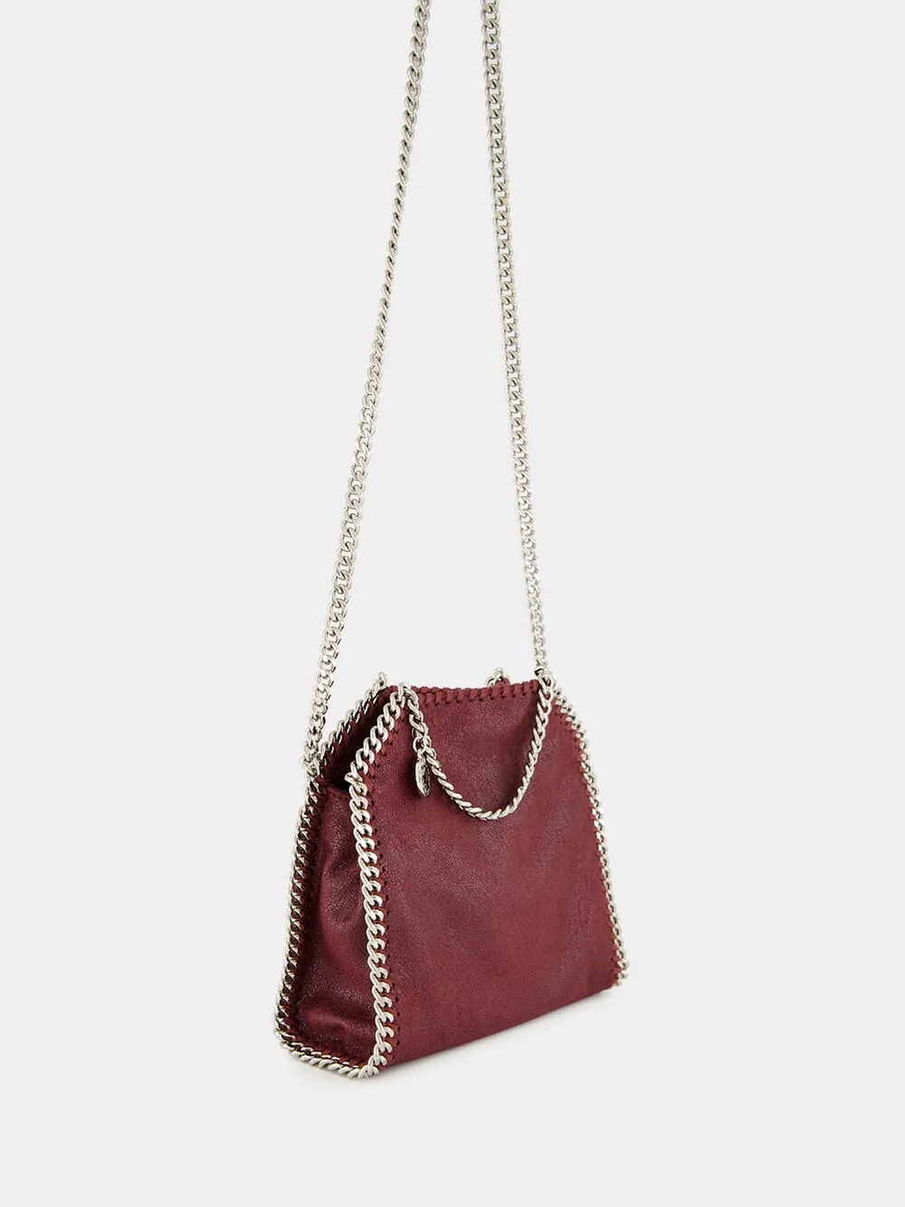 Falabella Tiny Shoulder Bag in Plum
