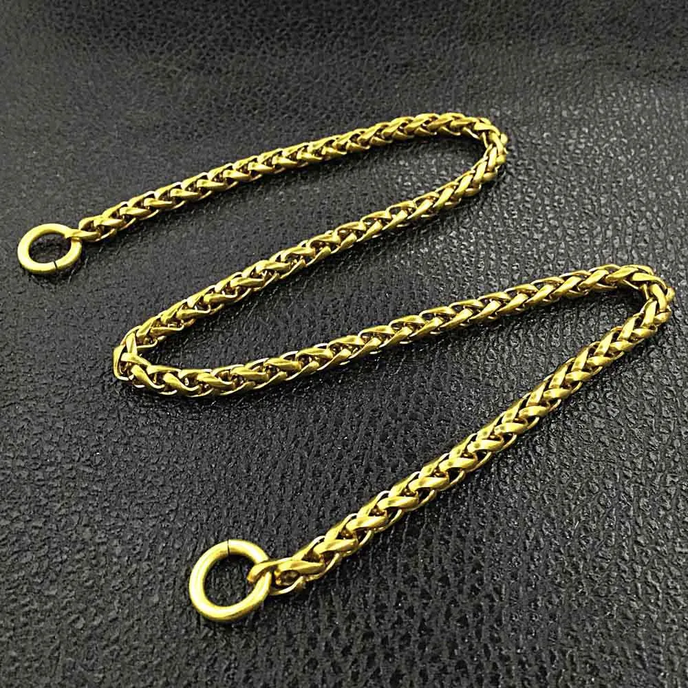 Fashion Brass 18" Mens Rings Key Chain Pants Chain Wallet Chain Motorcycle Wallet Chain for Men