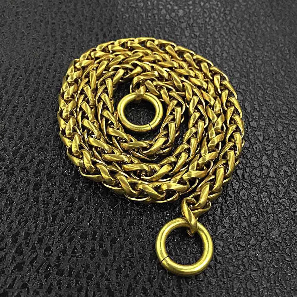 Fashion Brass 18" Mens Rings Key Chain Pants Chain Wallet Chain Motorcycle Wallet Chain for Men