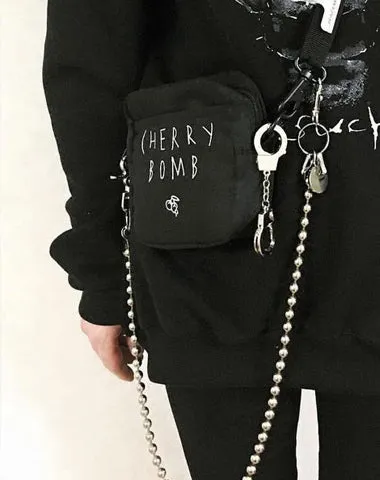 Fashion  Men's Women's Silver Bead Long Biker Wallet Chain Pants Chain For Men