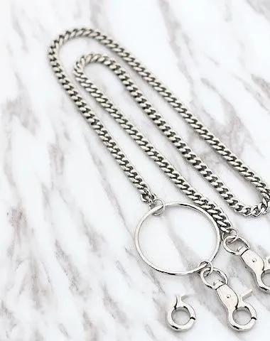 Fashion Men's Women's Silver Long Hip Hop Pants Chain Biker Wallet Chain For Men