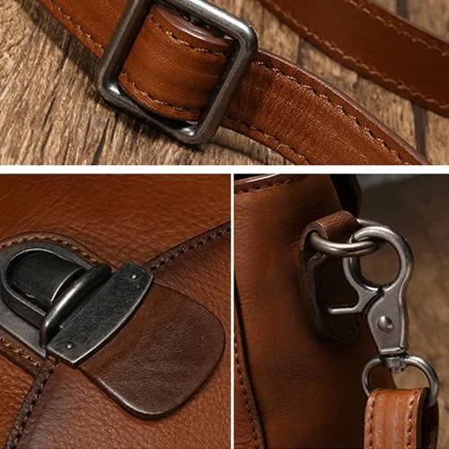 Fashion Womens Brown Leather Satchel Handbag Small Black Satchel Bag Crossbody Bags for Ladies