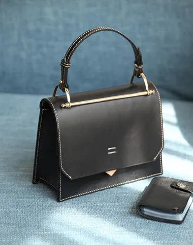 Fashion Womens Red Leather Flap Over Handbag Purse Handmade Square Crossbody Bag Shoulder Bag Purse