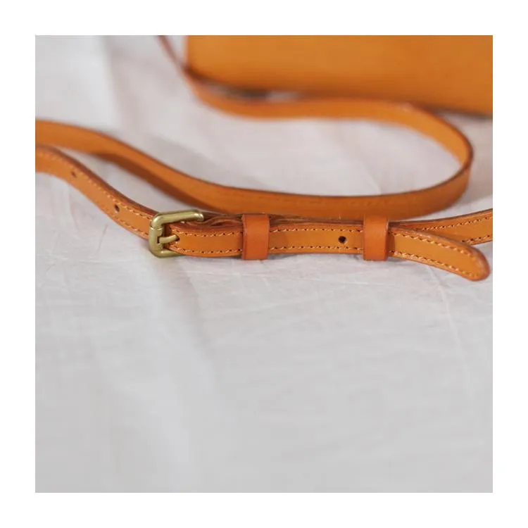 Fashion Womens Tan Leather Mini Cube Shoulder Bag Square Green Crossbody Bag Purse for Girls
