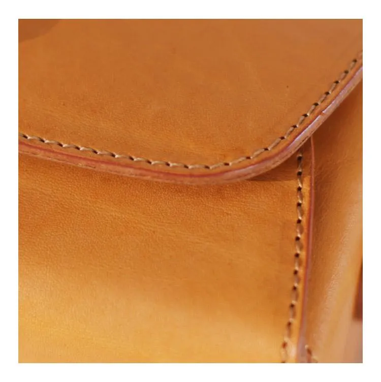 Fashion Womens Tan Leather Mini Cube Shoulder Bag Square Green Crossbody Bag Purse for Girls