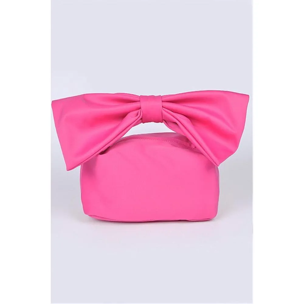 FASHNZFAB Bow Tie Bento Box Inspired Clutch Bag