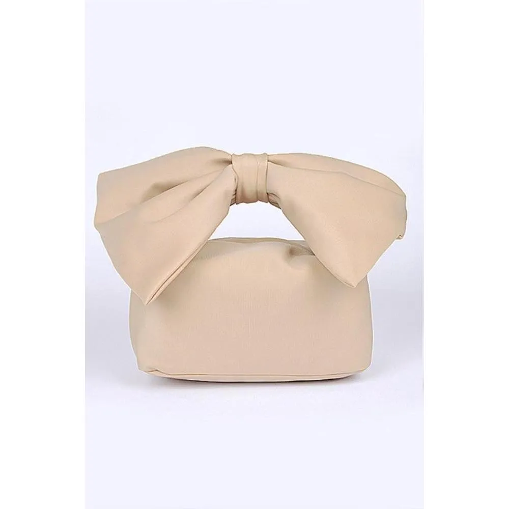 FASHNZFAB Bow Tie Bento Box Inspired Clutch Bag