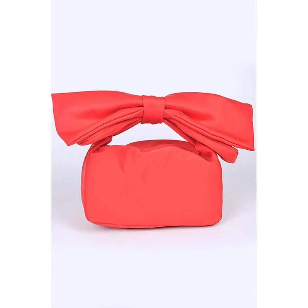FASHNZFAB Bow Tie Bento Box Inspired Clutch Bag
