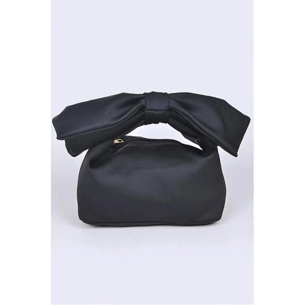 FASHNZFAB Bow Tie Bento Box Inspired Clutch Bag