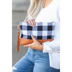 FASHNZFAB Buffalo Plaid Clutch