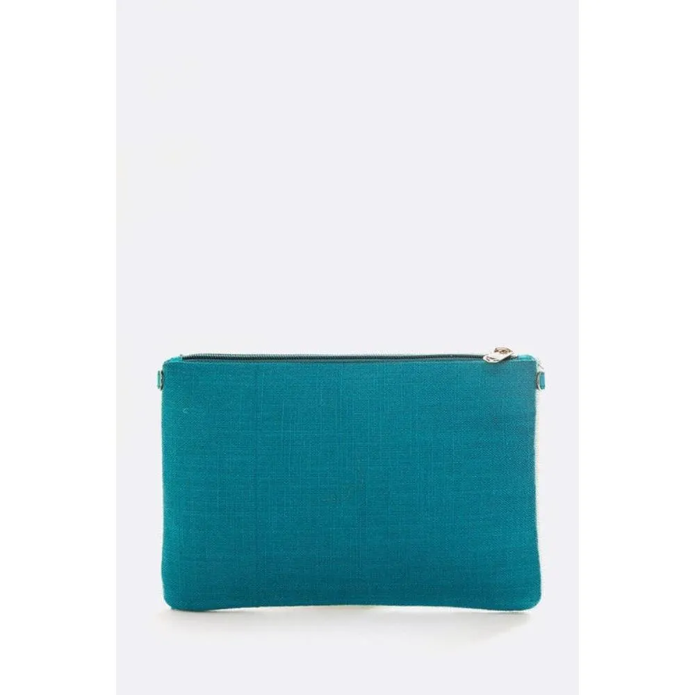 FASHNZFAB Cool Iconic Sequins Convertible Clutch Bag