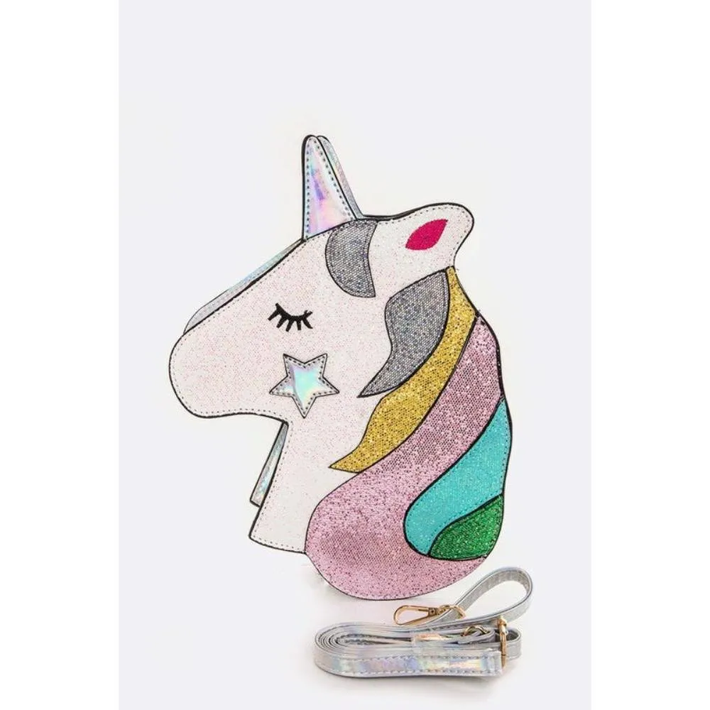 FASHNZFAB Iconic Unicorn Convertible Clutch Bag