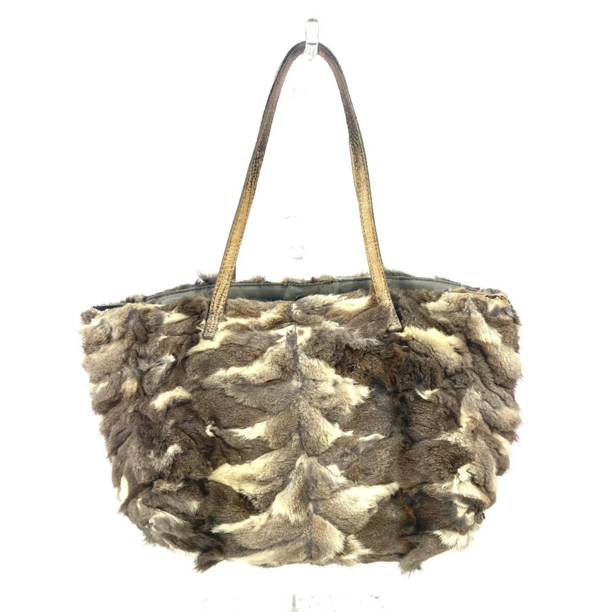 Fendi Fur Handbag Tote Bag (Pre-Owned)