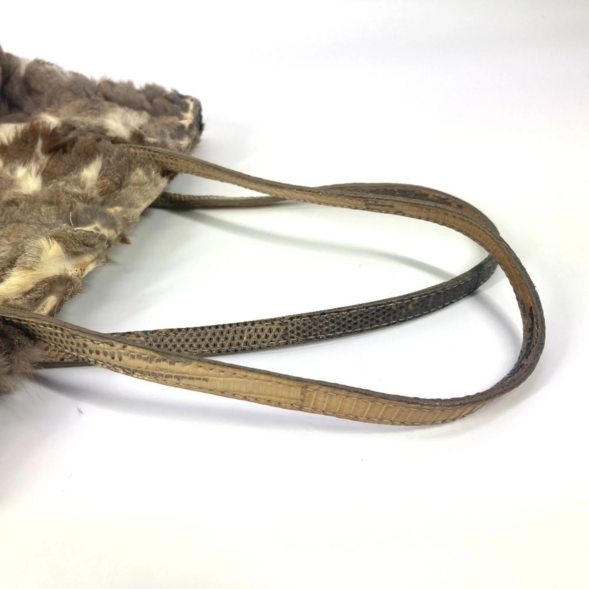 Fendi Fur Handbag Tote Bag (Pre-Owned)
