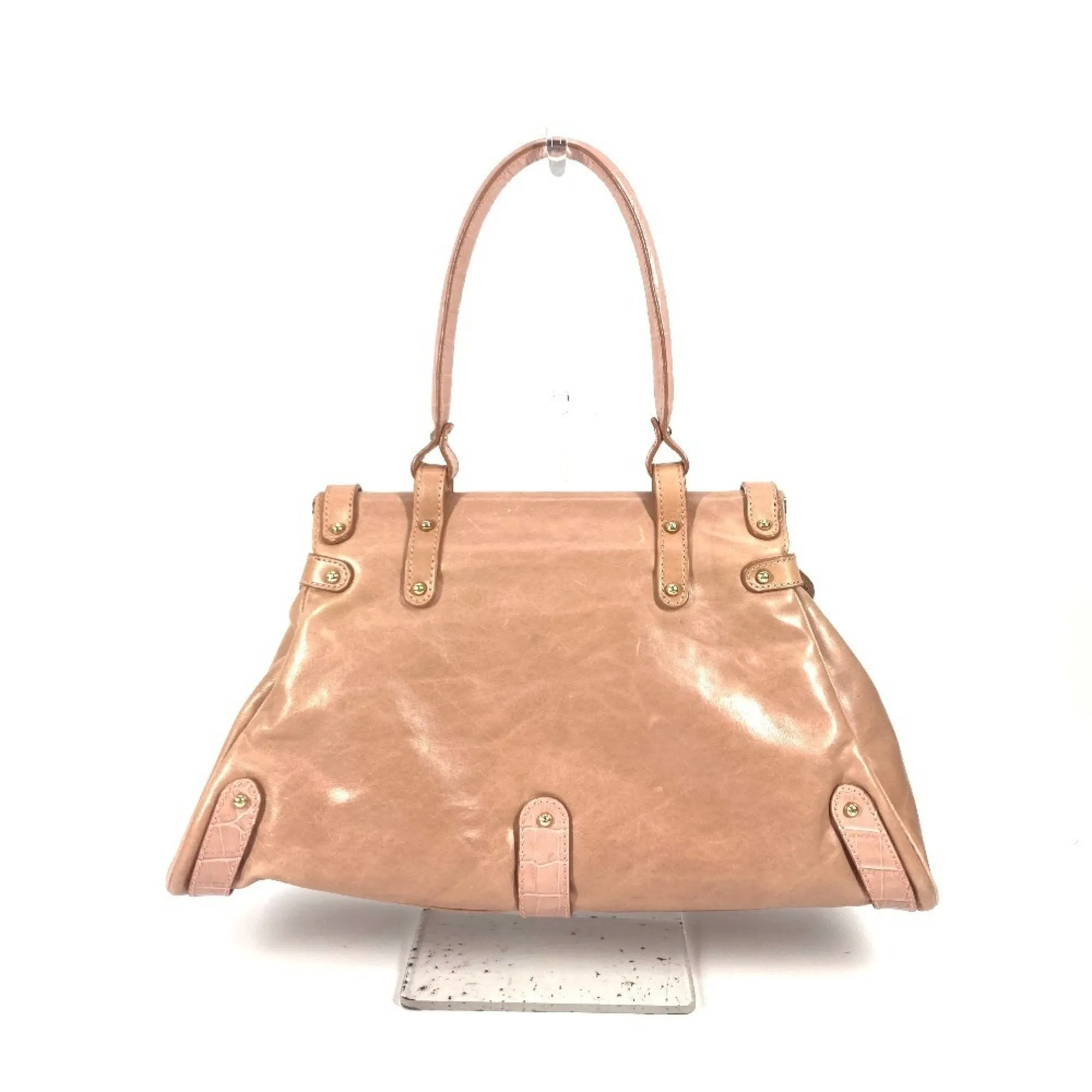Fendi Leather Handbag Tote Bag (Pre-Owned)