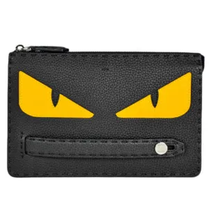 Fendi yellow Leather Clutch Bag (Pre-Owned)