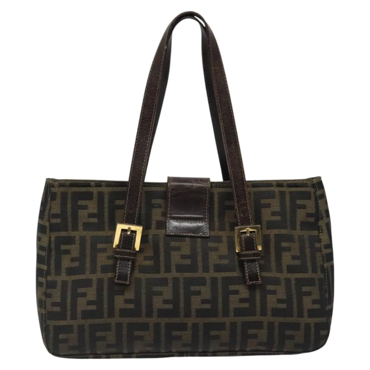 Fendi Zucchino Canvas Tote Bag (Pre-Owned)