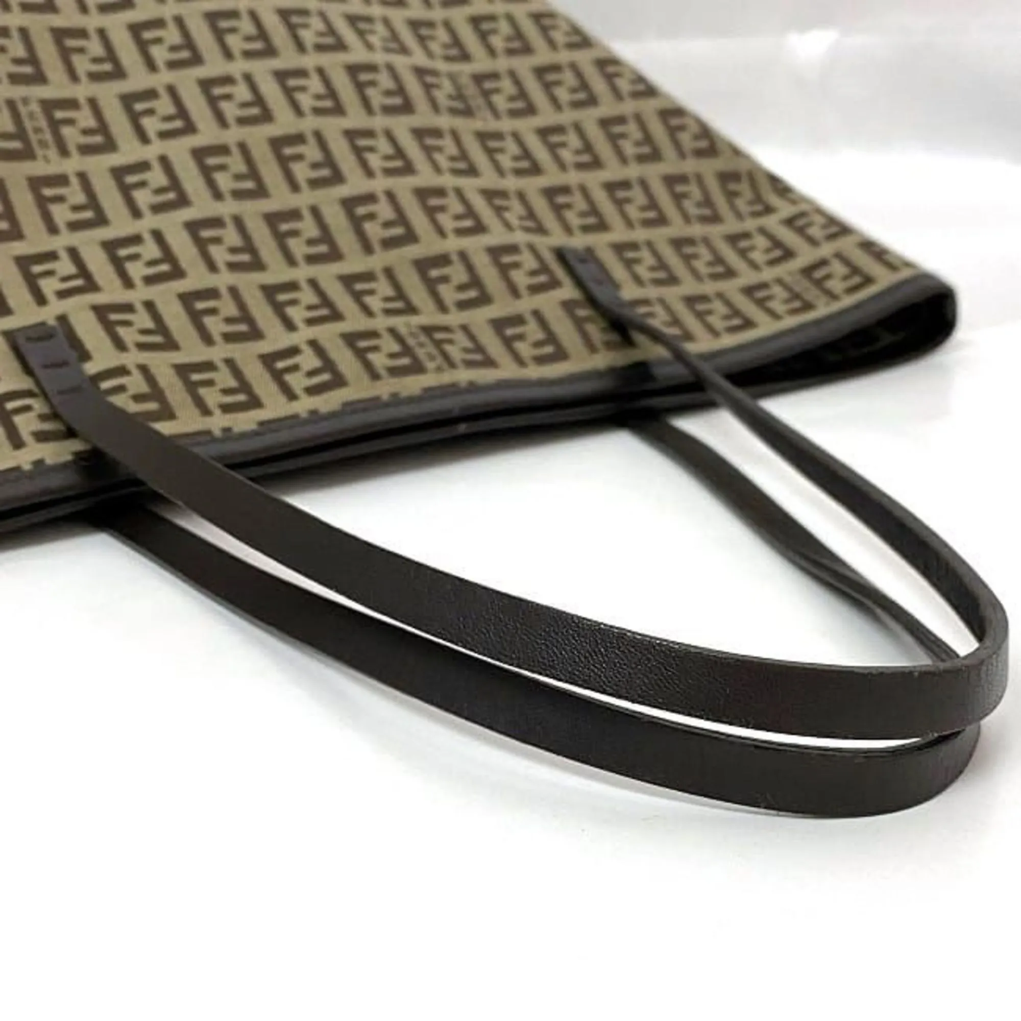 Fendi Zucchino Canvas Tote Bag (Pre-Owned)