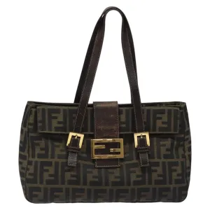 Fendi Zucchino Canvas Tote Bag (Pre-Owned)