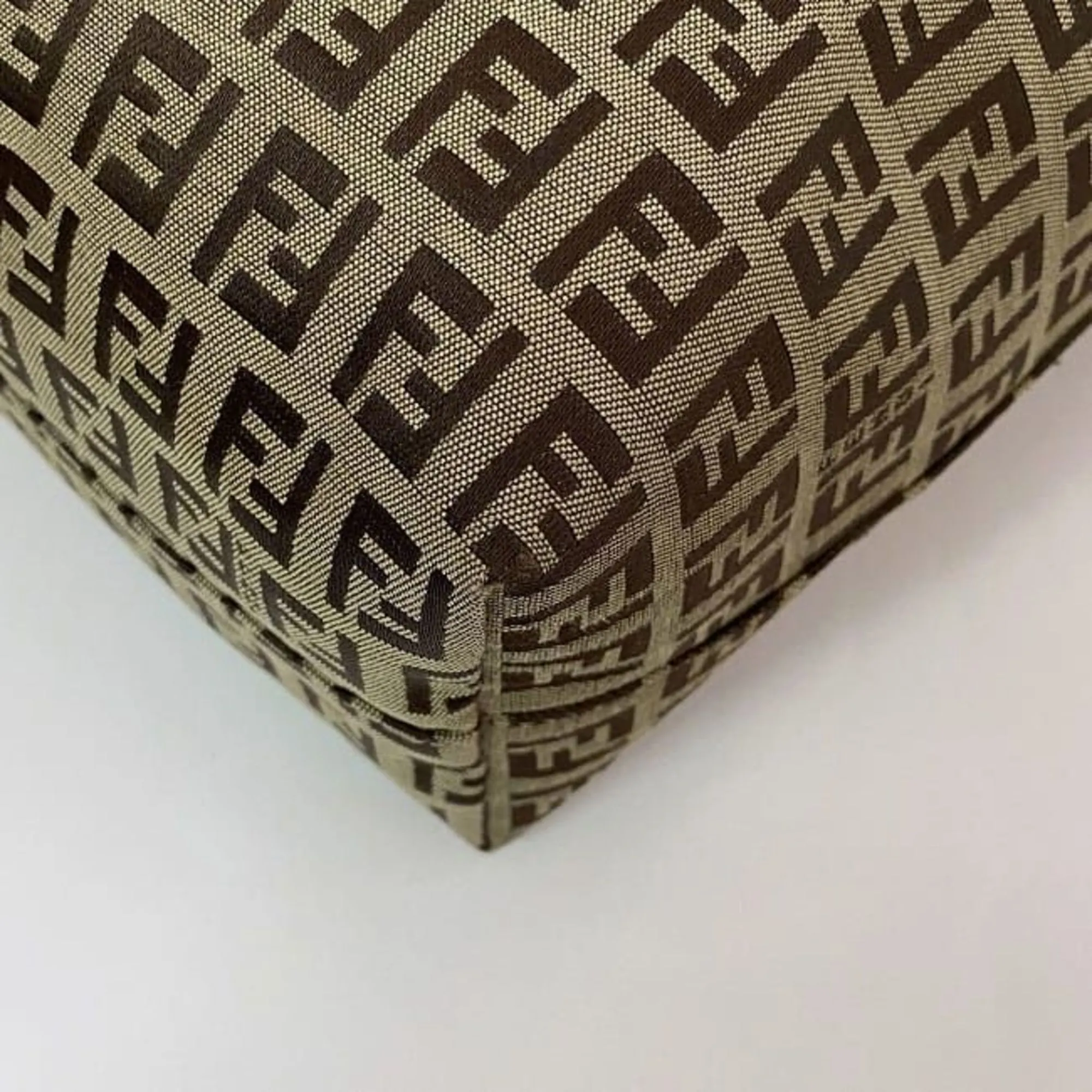 Fendi Zucchino Canvas Tote Bag (Pre-Owned)