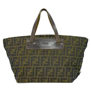 Fendi Zucchino Canvas Tote Bag (Pre-Owned)