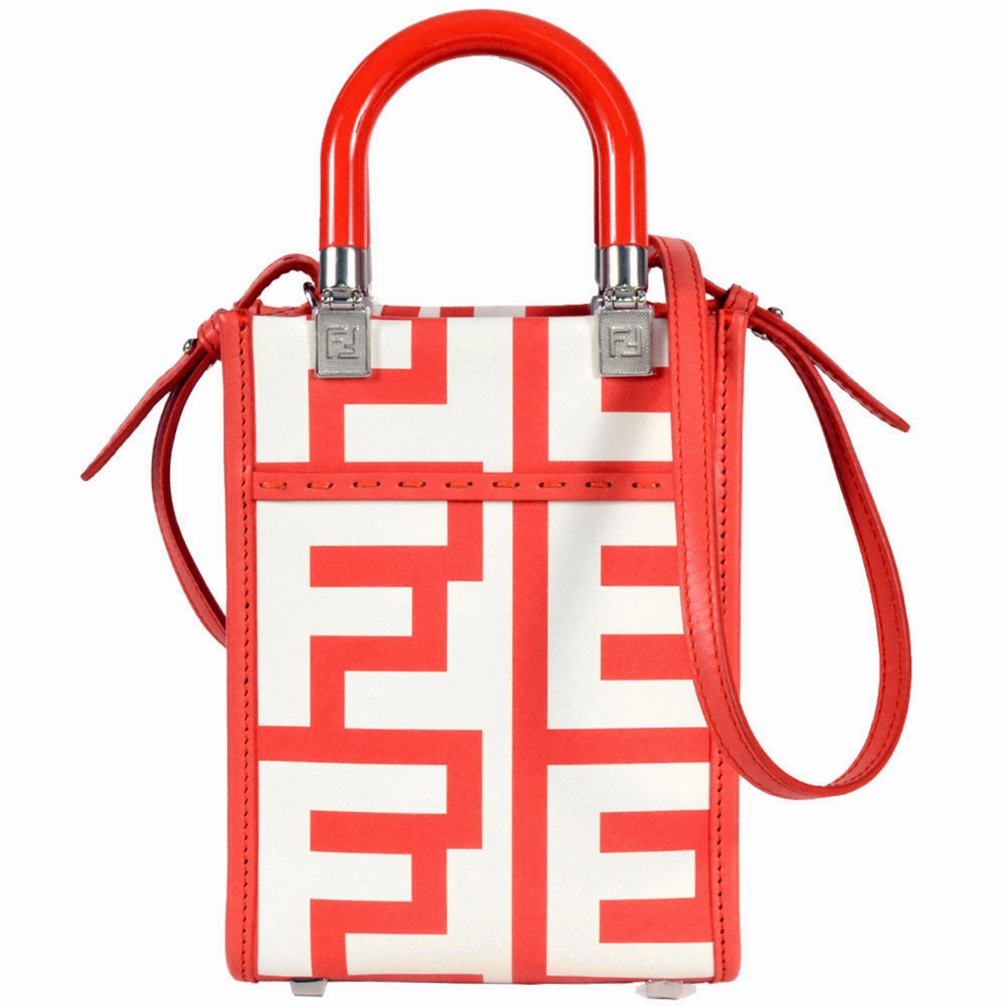 Fendi Color Leather Handbag (Pre-Owned)