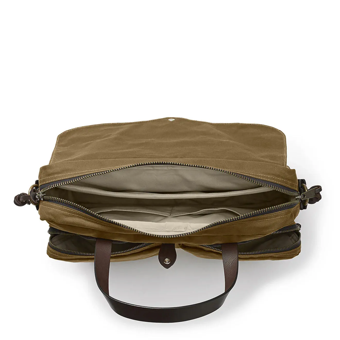 Filson 24-Hour Tin Briefcase Dark Tan