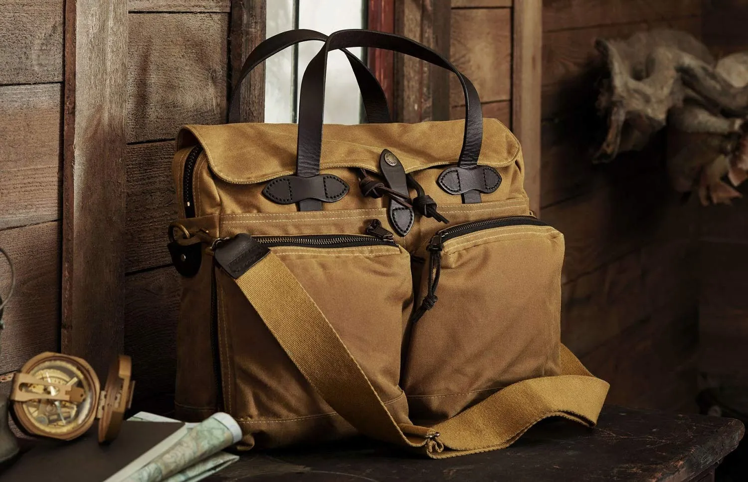 Filson 24 Hour Tin Cloth Briefcase