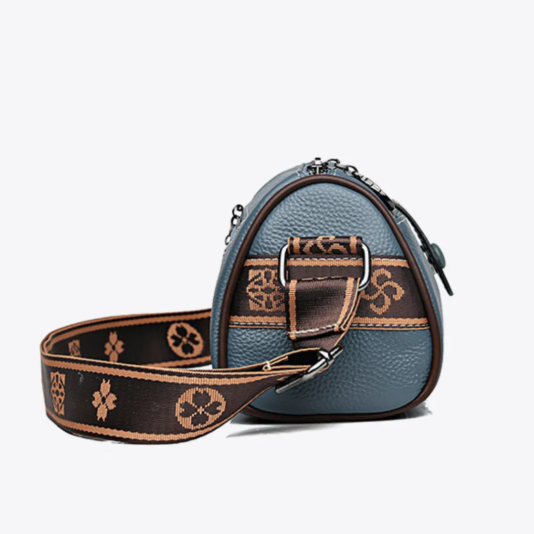 First Layer Cowhide Retro  Shoulder Messenger Bag