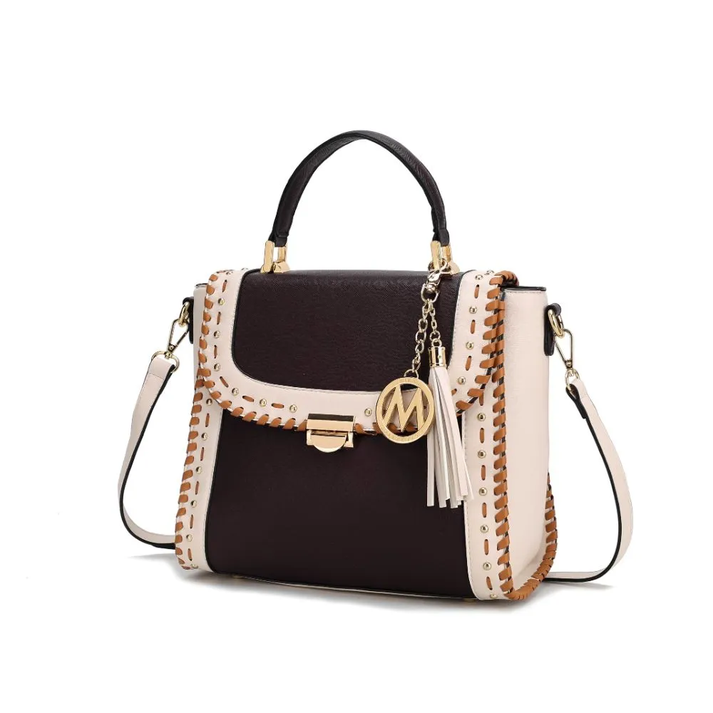 Flora Vegan Leather Crossbody Handbag