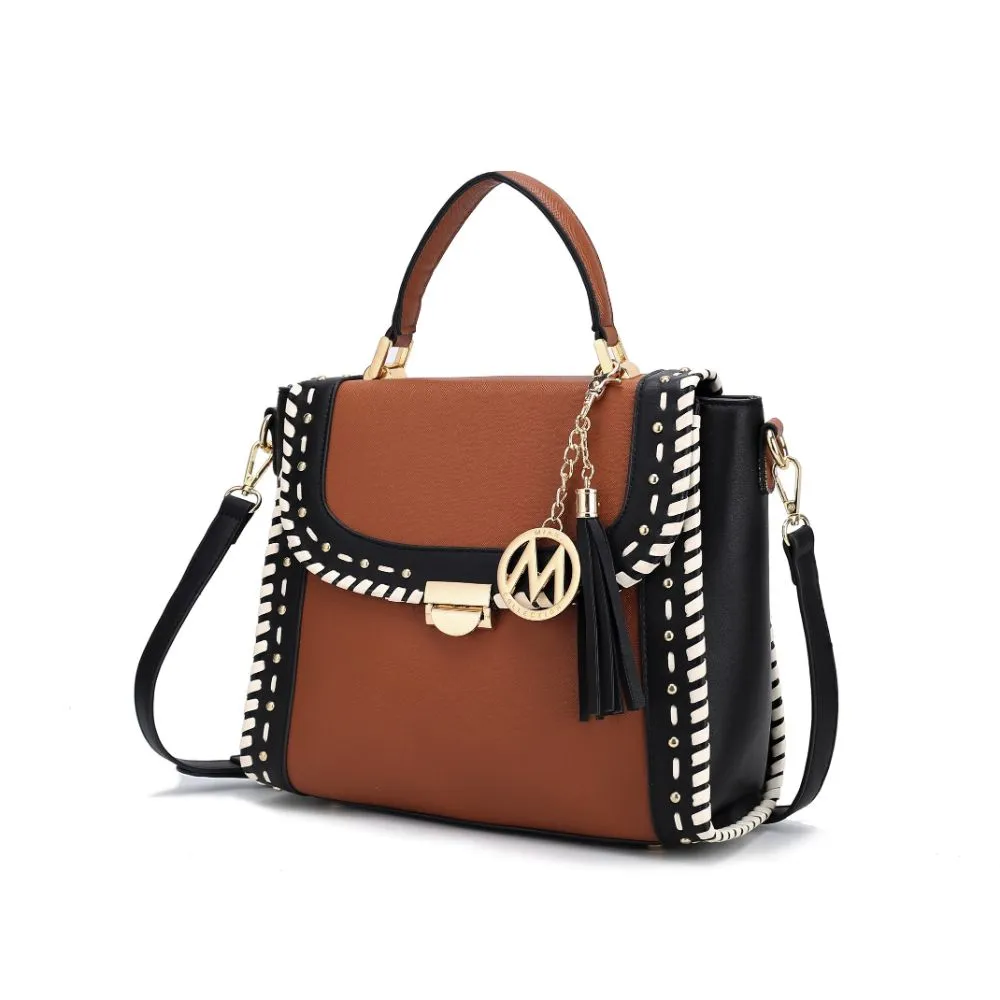 Flora Vegan Leather Crossbody Handbag