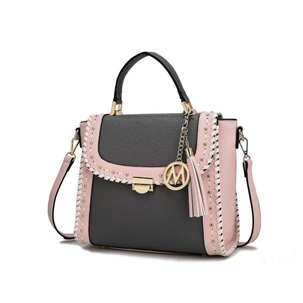 Flora Vegan Leather Crossbody Handbag