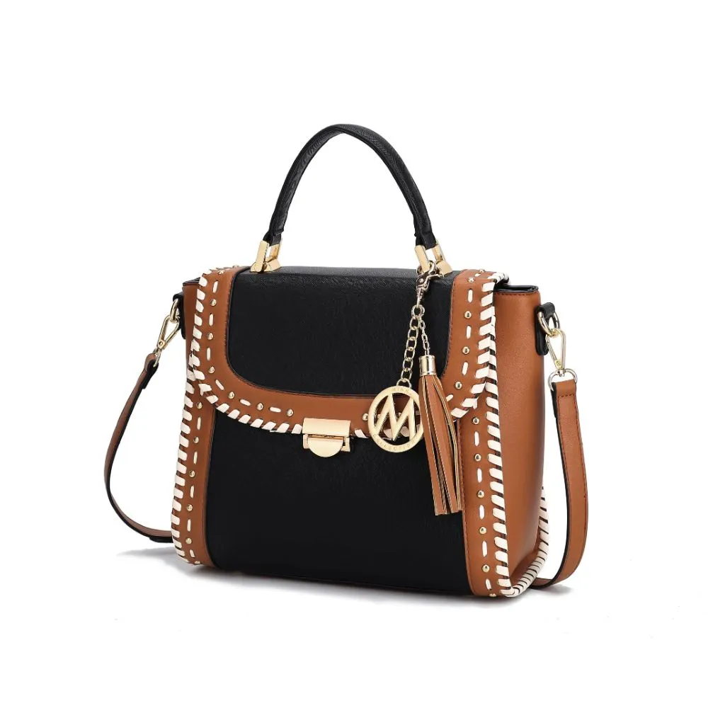 Flora Vegan Leather Crossbody Handbag