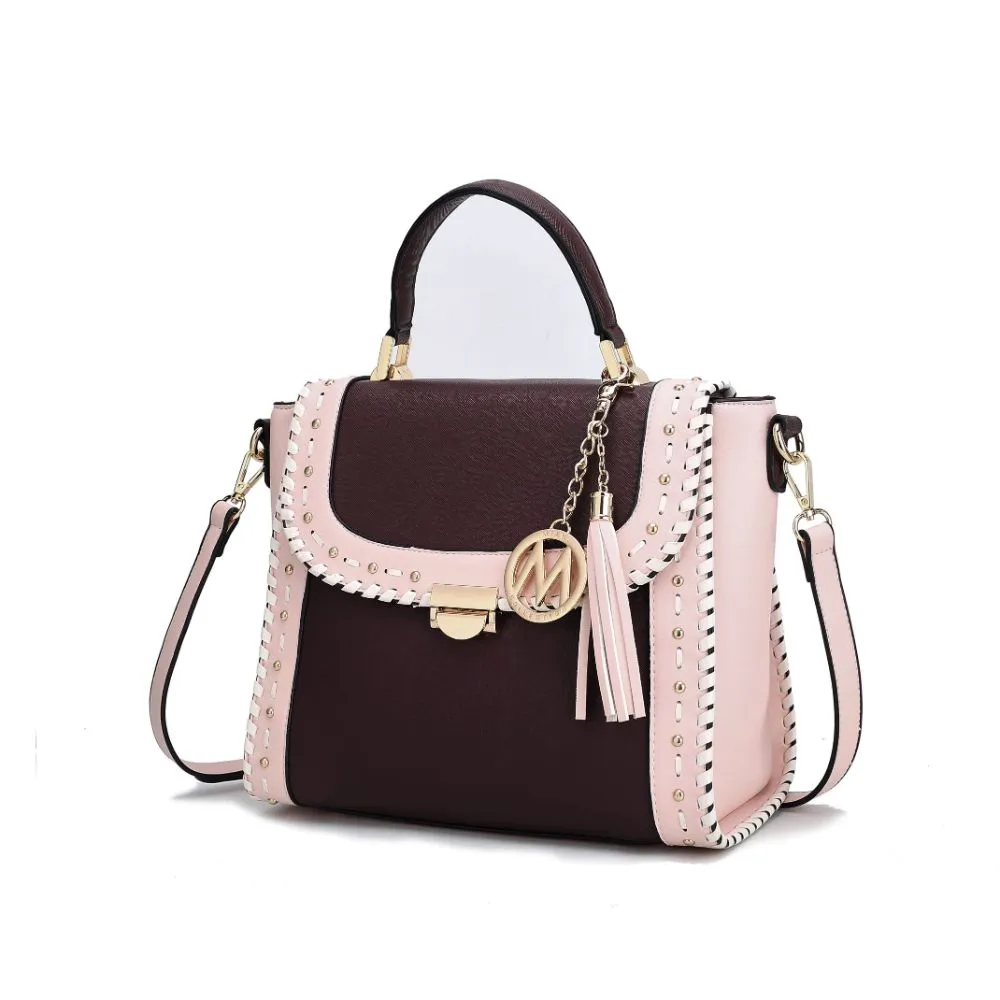 Flora Vegan Leather Crossbody Handbag
