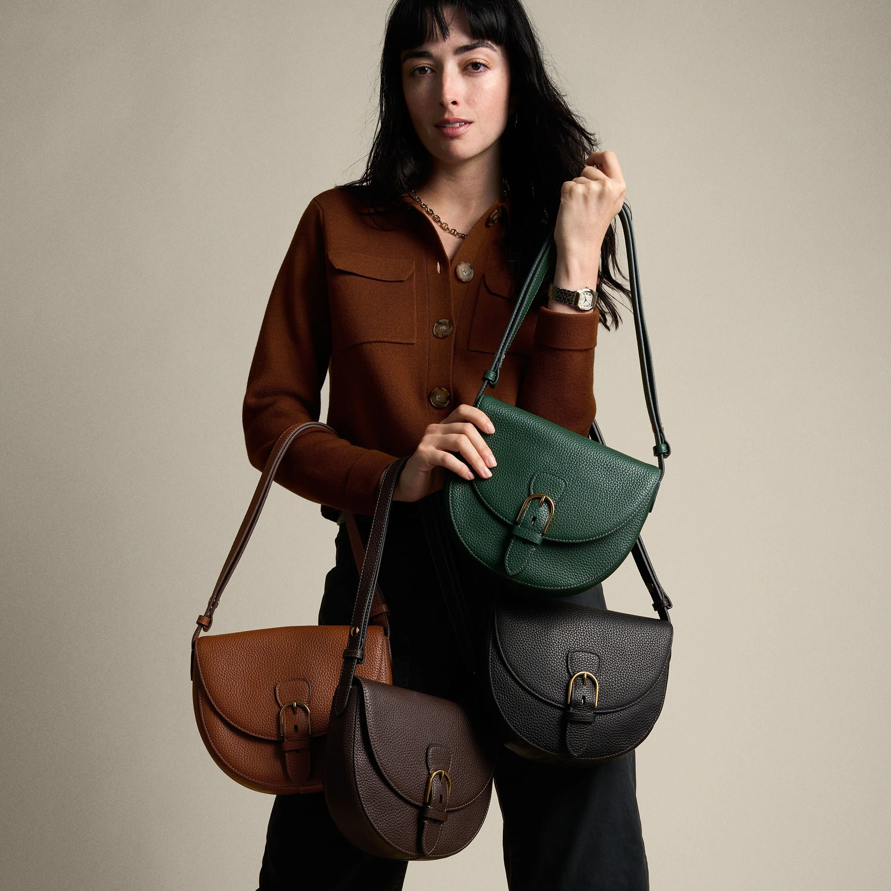 Fossil Women's Everleigh Leather Large Flap Crossbody