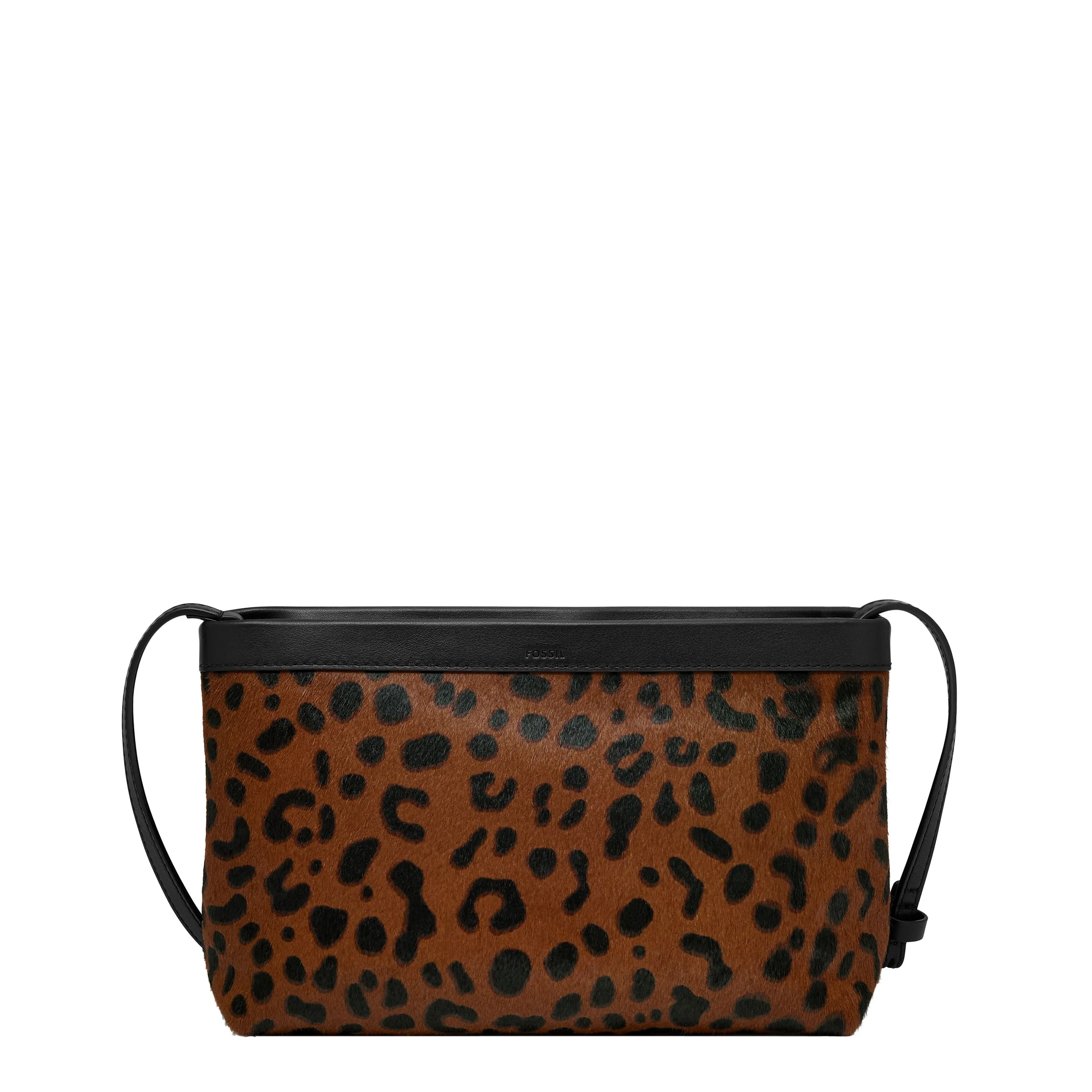 Fossil Women's Penrose Printed Haircalf Leather Pouch Clutch
