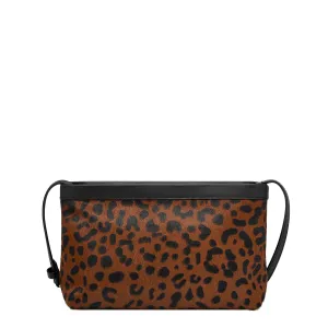 Fossil Women's Penrose Printed Haircalf Leather Pouch Clutch