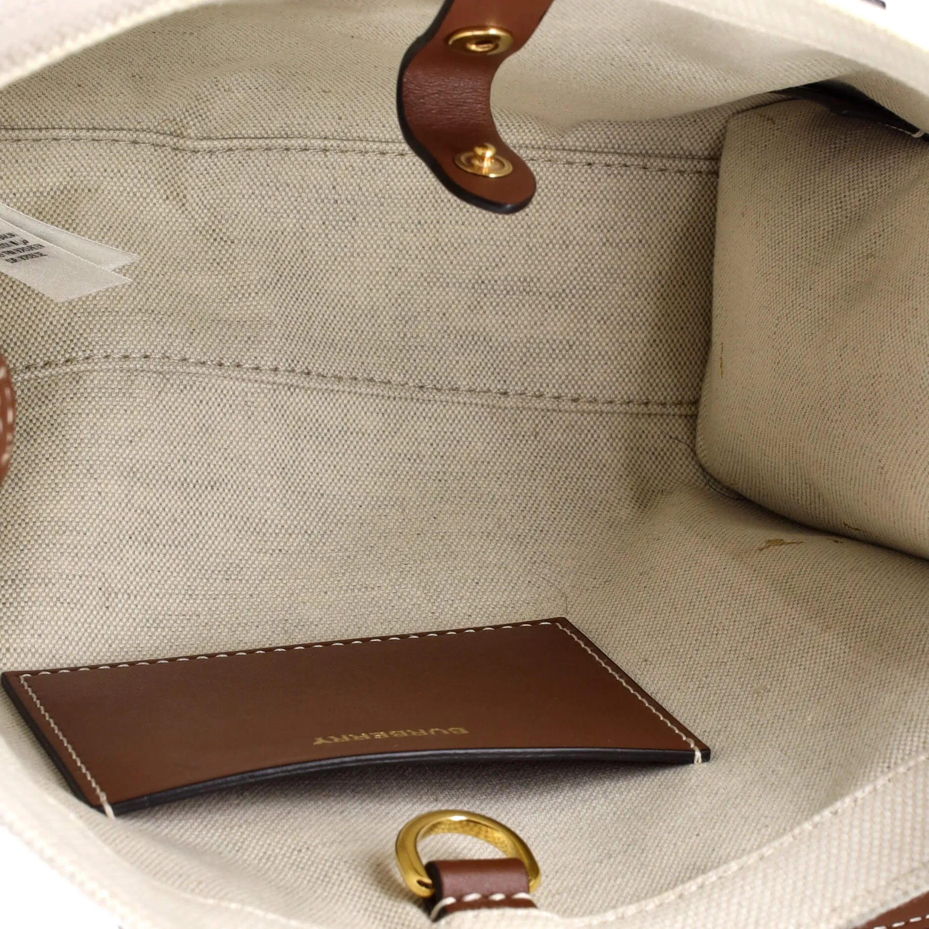 Freya Shopping Tote Canvas with Leather Mini
