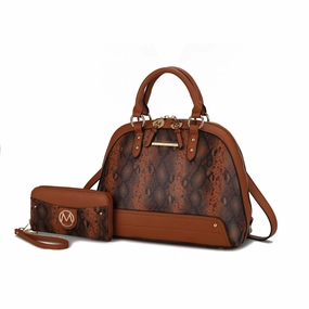 Frida Satchel and Wallet Handbag  2 Pieces