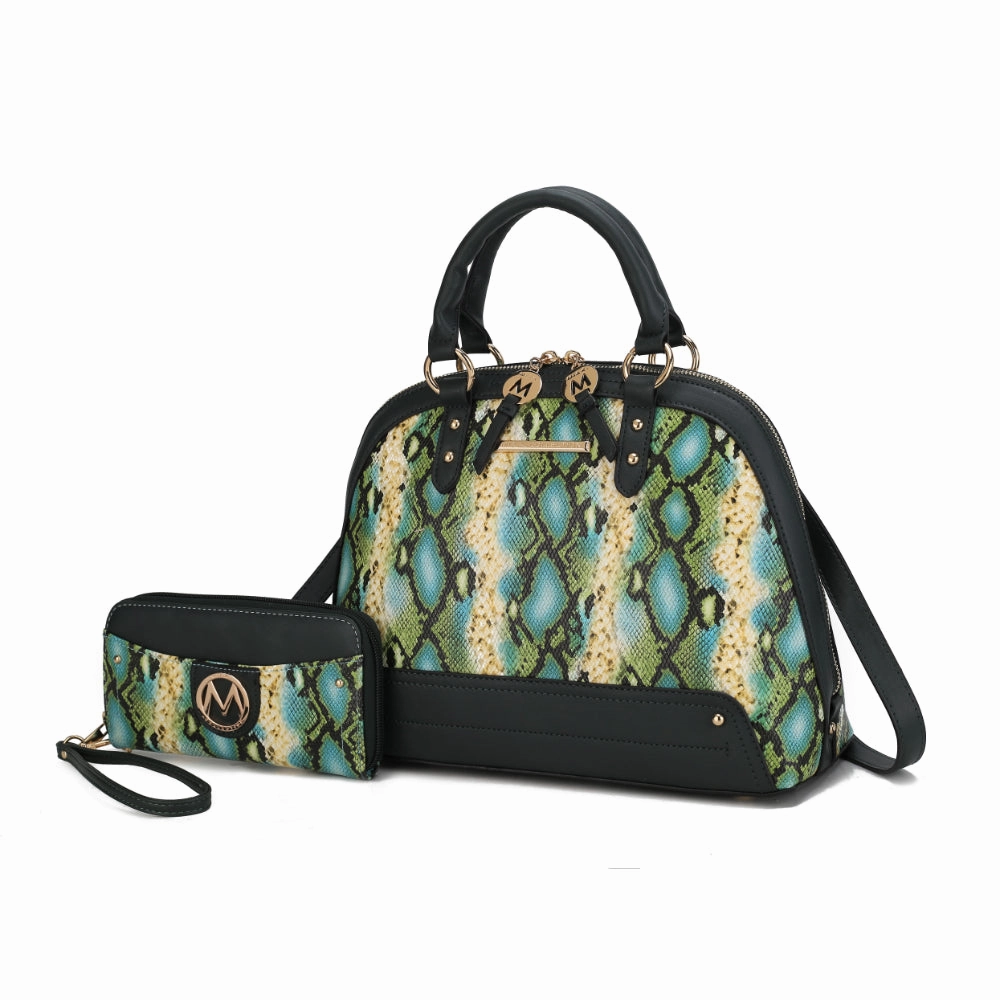Frida Satchel and Wallet Handbag  2 Pieces