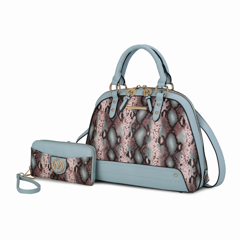 Frida Satchel and Wallet Handbag  2 Pieces