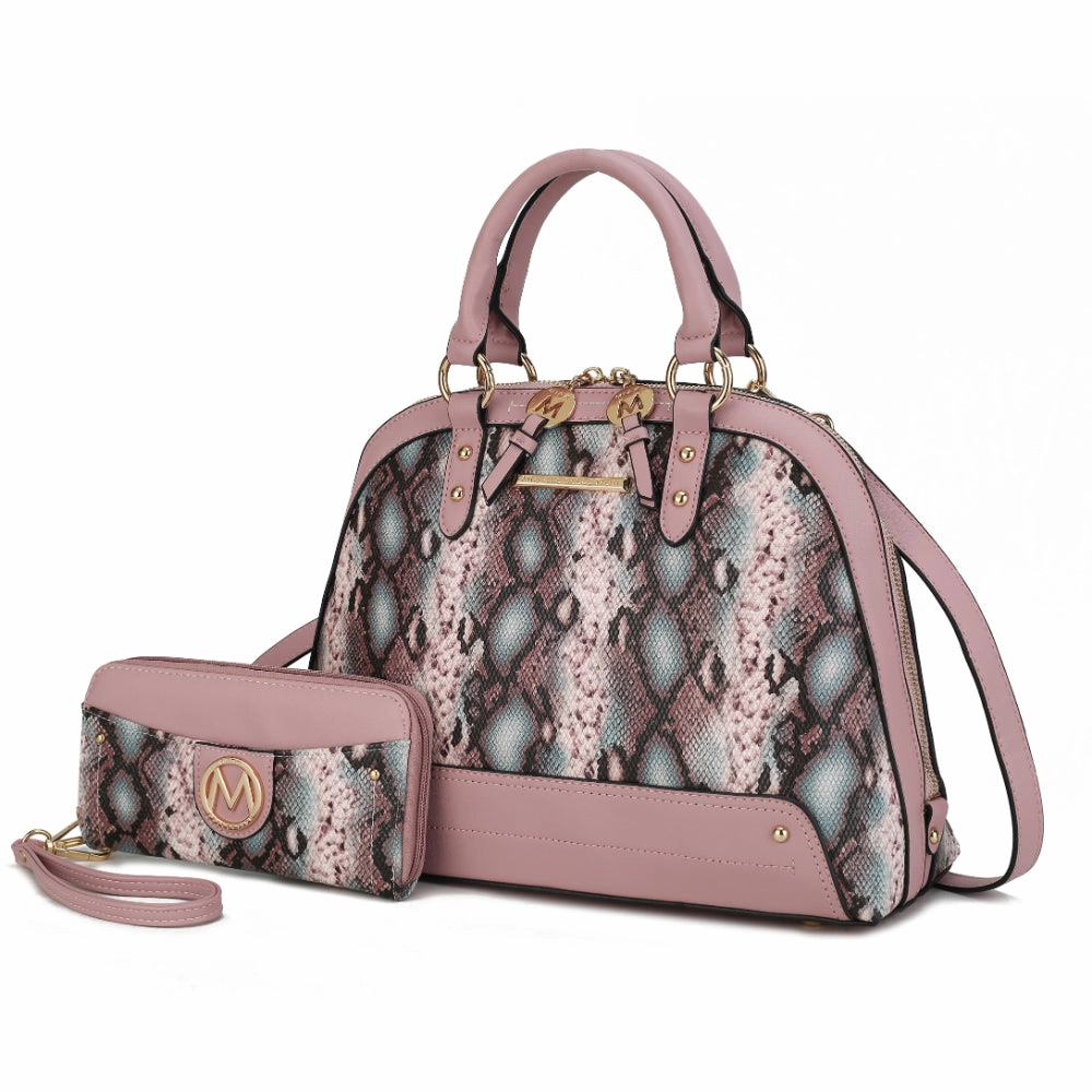 Frida Satchel and Wallet Handbag  2 Pieces