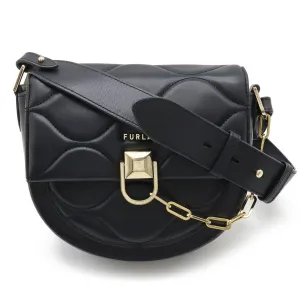 Furla Leather Clutch Bag Shoulder Bag (Pre-Owned)