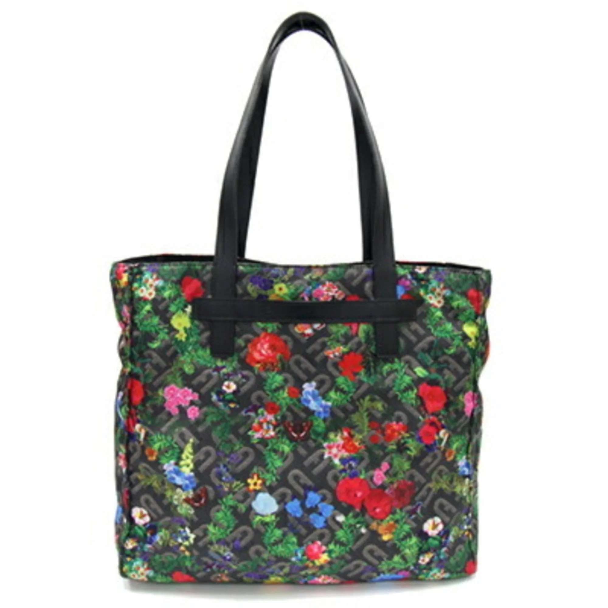 Furla  Nylon Leather Tote Bag (Pre-Owned)